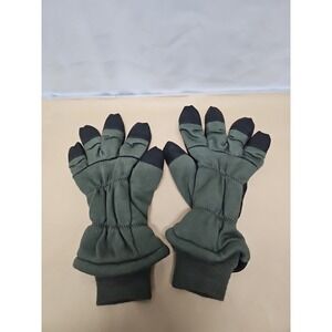 New US ARMY INTERMEDIATE COLD FLYERS GLOVES Sz 7 Military Green Black